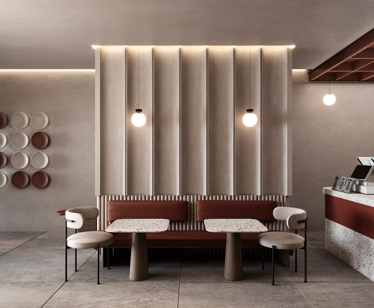 Contemporary Cafe Design - View 2